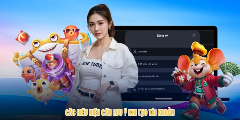 Các điều kiện cần lưu ý khi tạo tài khoản